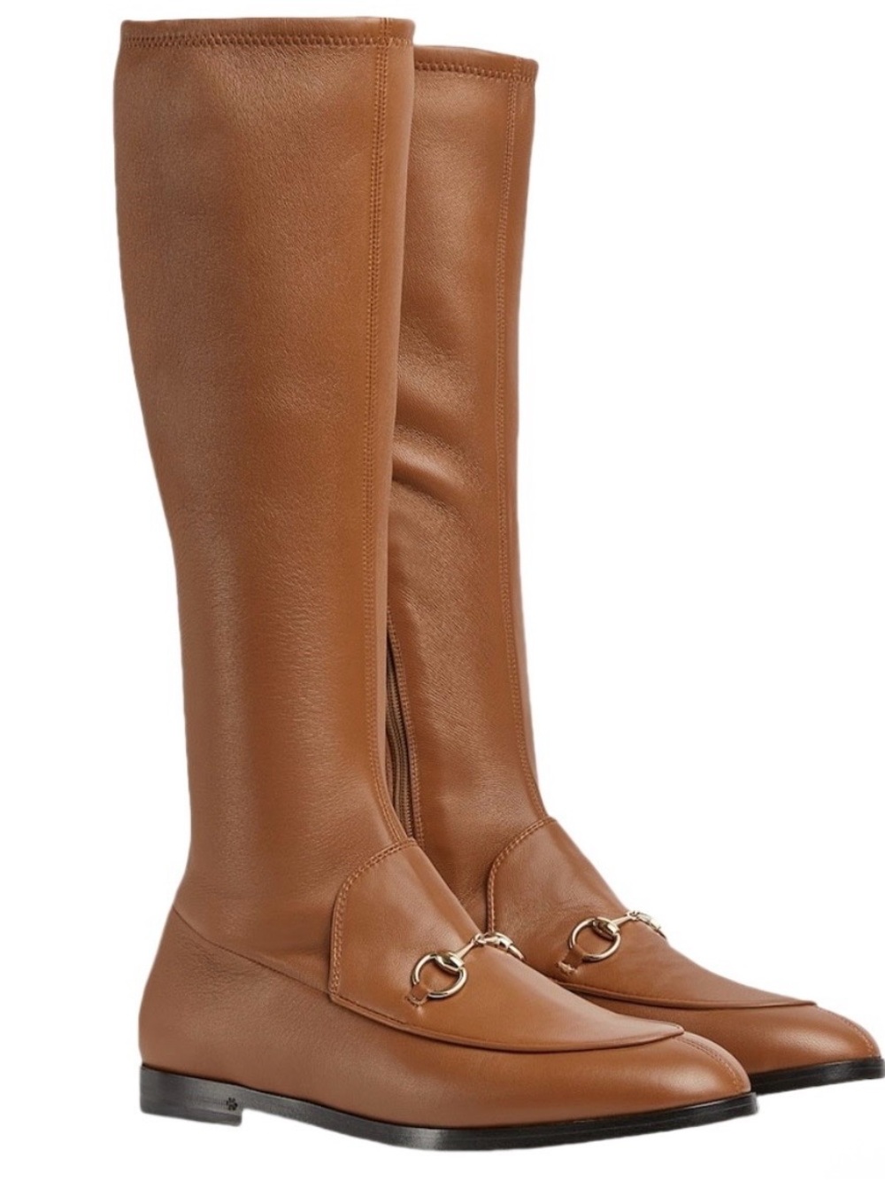 GUCCI Jordaan Nappa Knee-High Boots Sundial Original Price $1920 827860